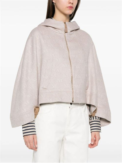 WOOL HOODED CAPE