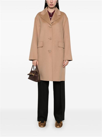 WOOL SINGLE-BREASTED COAT