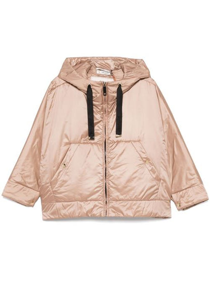 SHORT HOODED DOWN JACKET