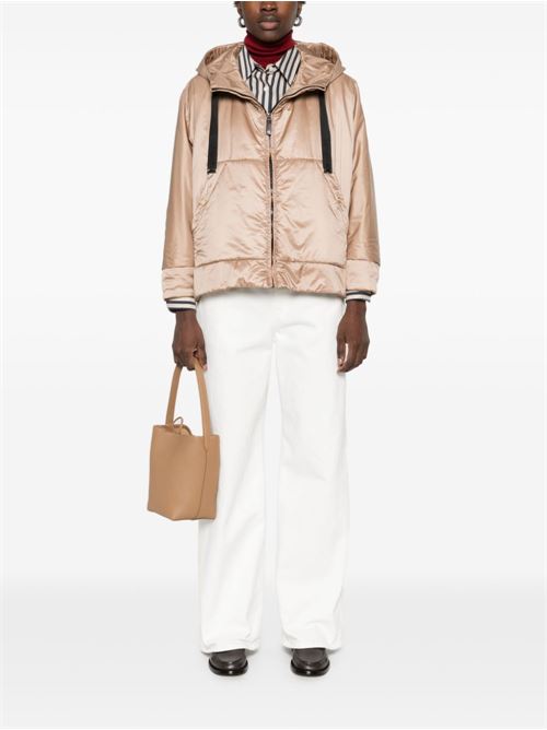 SHORT HOODED DOWN JACKET