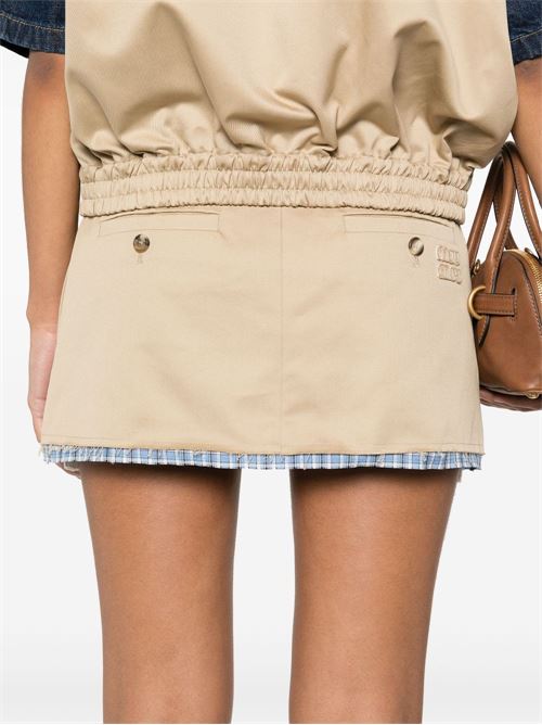 COTTON MINI SKIRT
