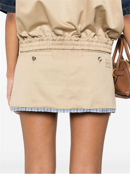 COTTON MINI SKIRT