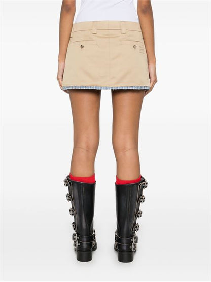 COTTON MINI SKIRT