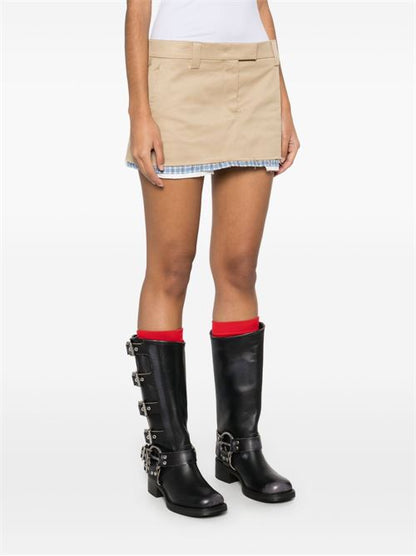 COTTON MINI SKIRT