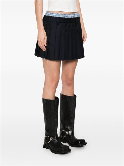 PLEATED MINI SKIRT
