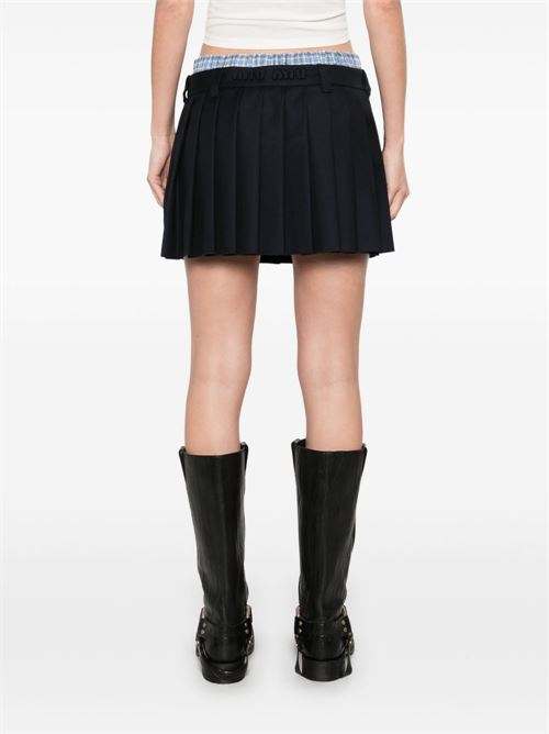 PLEATED MINI SKIRT