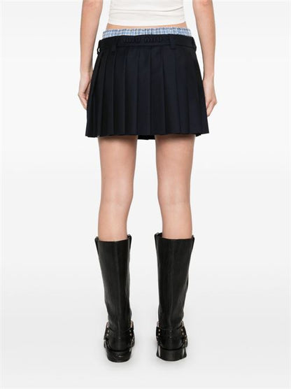 PLEATED MINI SKIRT