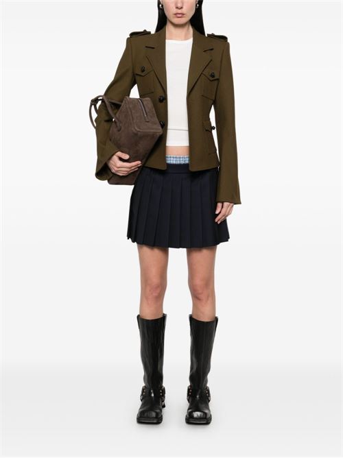 PLEATED MINI SKIRT