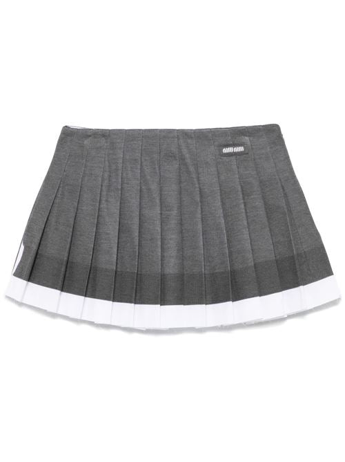 PLEATED MINI SKIRT