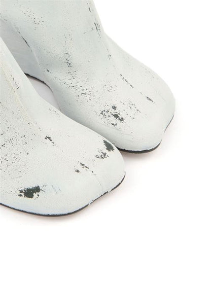 LEATHER HEEL MULES