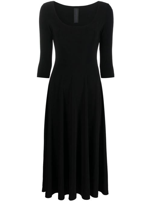 FLARED MIDI DRESS