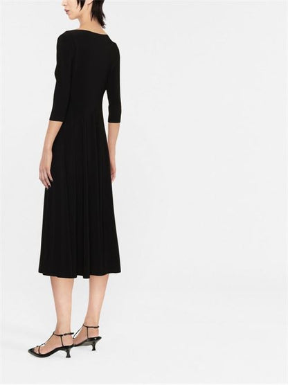 FLARED MIDI DRESS