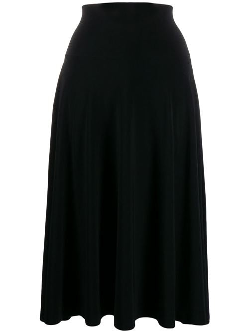 FLARED JERSEY SKIRT