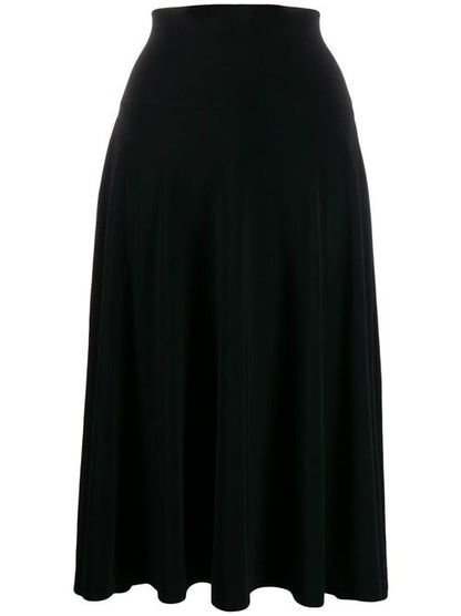 FLARED JERSEY SKIRT