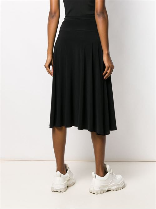 FLARED JERSEY SKIRT