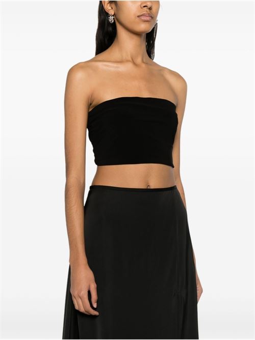 STRAPLESS CROPPED TOP