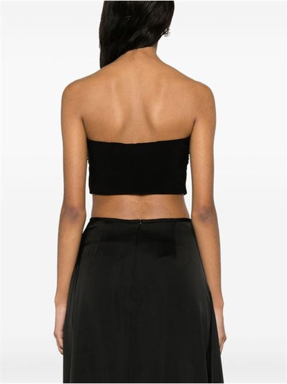 STRAPLESS CROPPED TOP