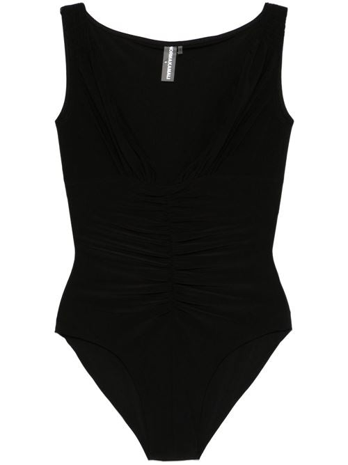 V-NECKED BODYSUIT