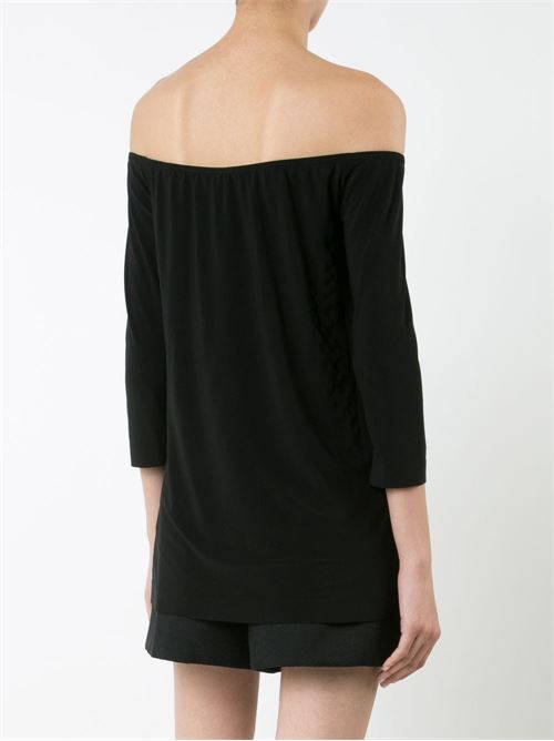 OFF SHOULDER JERSEY TOP