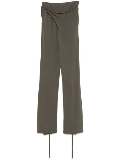 LINEN BLEND TROUSERS
