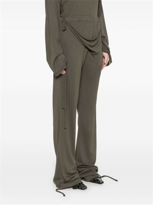 LINEN BLEND TROUSERS