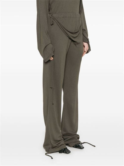 LINEN BLEND TROUSERS