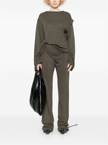 LINEN BLEND TROUSERS