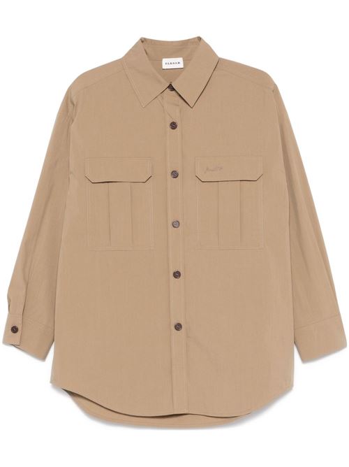 NYLON AND COTTON BLEND SHIRT