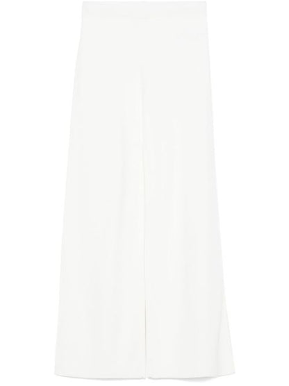 KNITTED FLARED TROUSERS