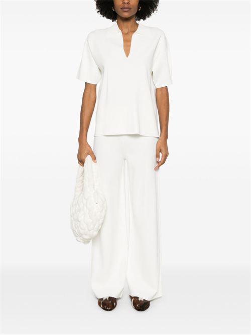 KNITTED FLARED TROUSERS