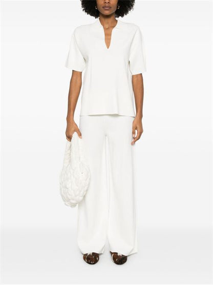KNITTED FLARED TROUSERS