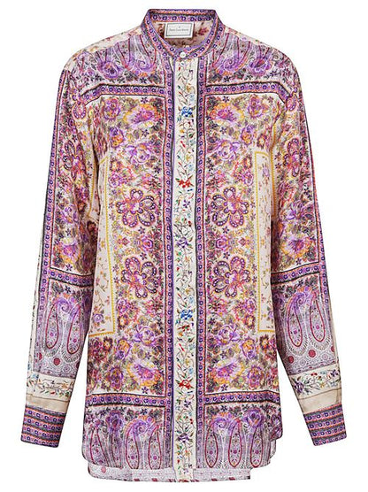PRINTED SILK SHIRT