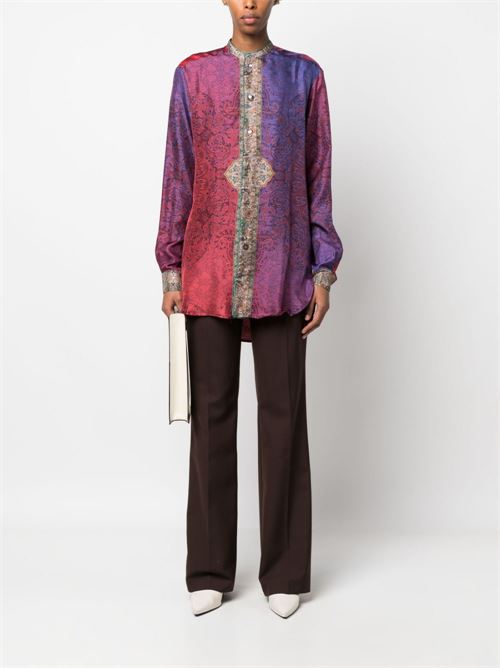 PRINTED SILK SHIRT