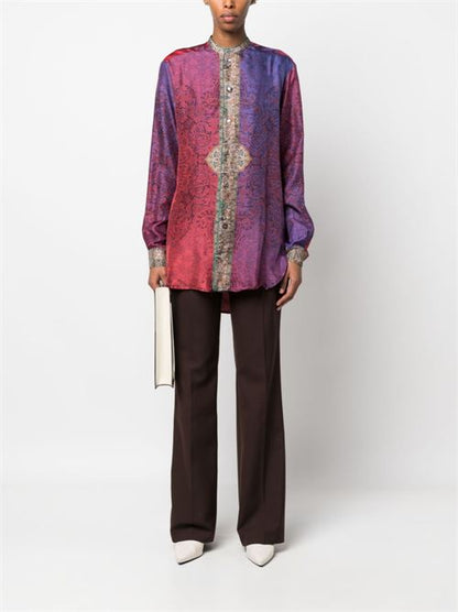 PRINTED SILK SHIRT