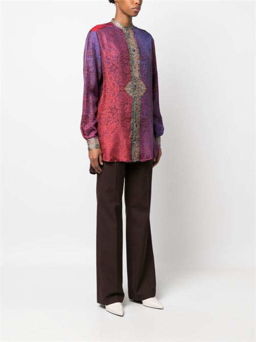 PRINTED SILK SHIRT