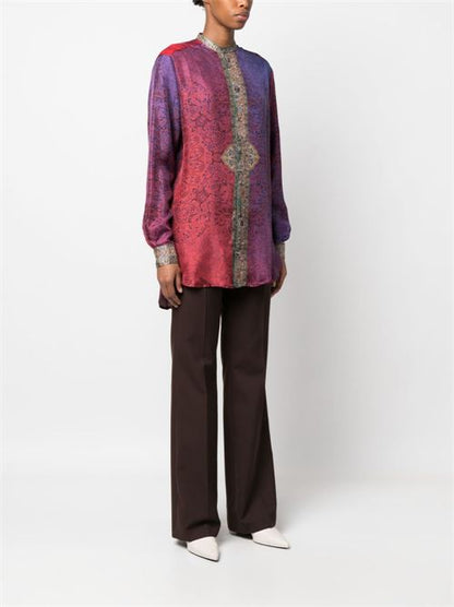 PRINTED SILK SHIRT