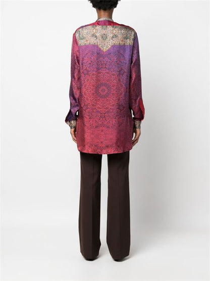PRINTED SILK SHIRT