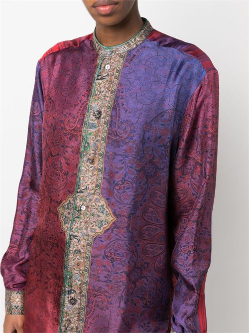 PRINTED SILK SHIRT