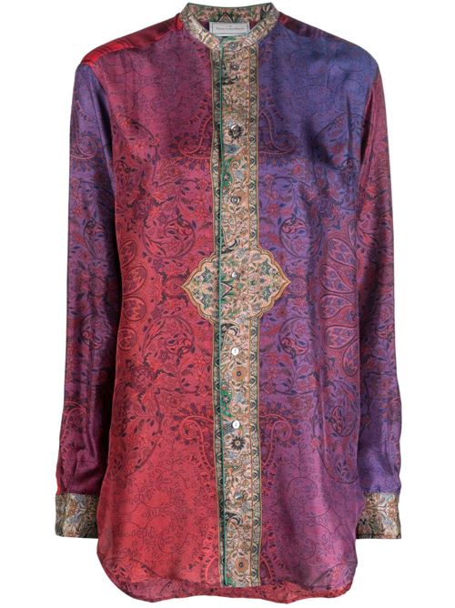 PRINTED SILK SHIRT