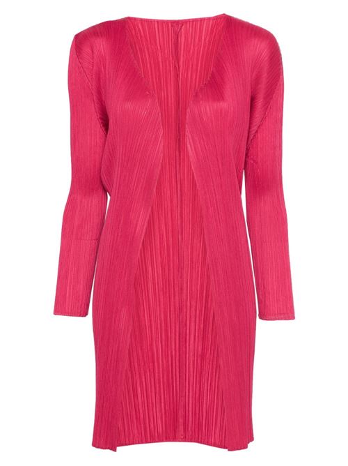 PLEATED MIDI CARDIGAN
