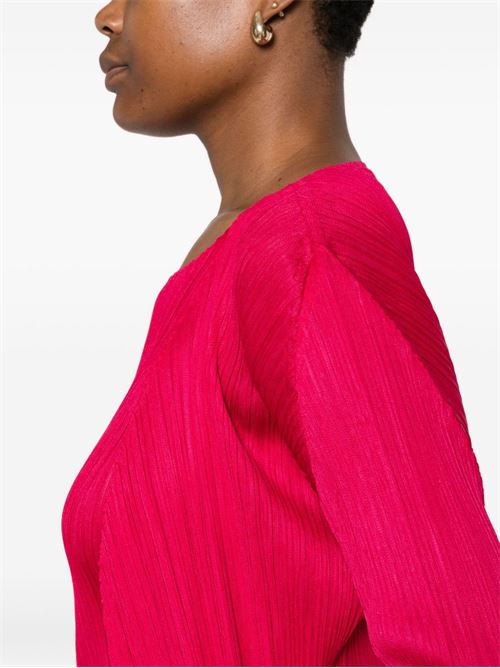 PLEATED MIDI CARDIGAN