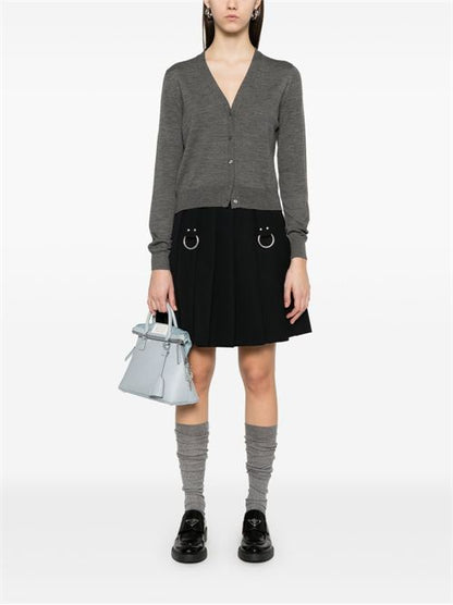 WOOL V-NECKED CARDIGAN