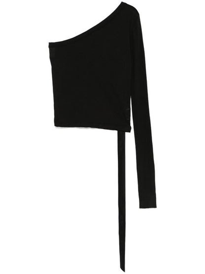 COTTON ONE-SHOULDER TOP