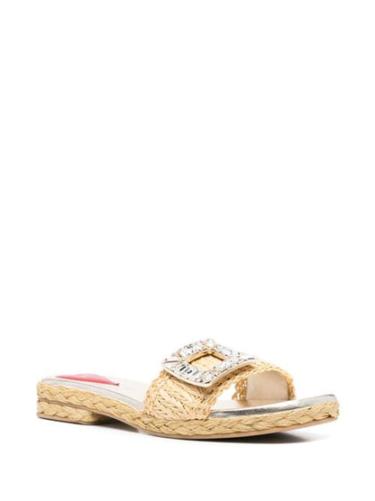 STRAW SANDALS