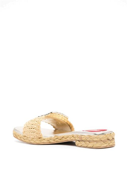 STRAW SANDALS