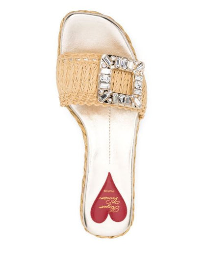 STRAW SANDALS