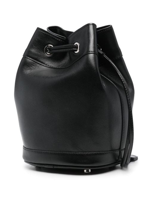 TRES VIVIER LEATHER BUCKET BAG