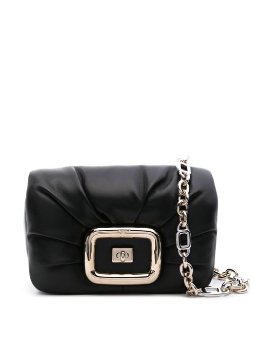 VIV CHOC MINI LEATHER CROSSBODY BAG