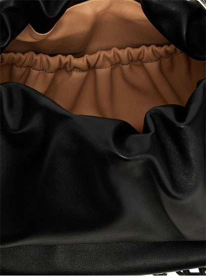 VIV CHOC MEDIUM LEATHER HOBO BAG
