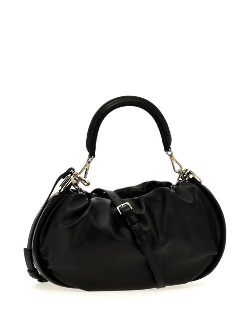 VIV CHOC MEDIUM LEATHER HOBO BAG